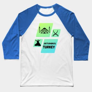 Istanbul Turkey Baseball T-Shirt